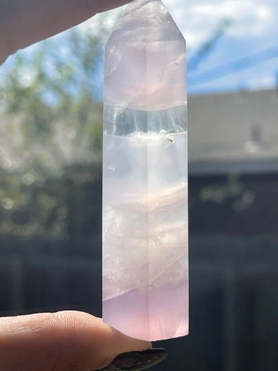 Yttrium Fluorite - Lavender Fluorite Towers