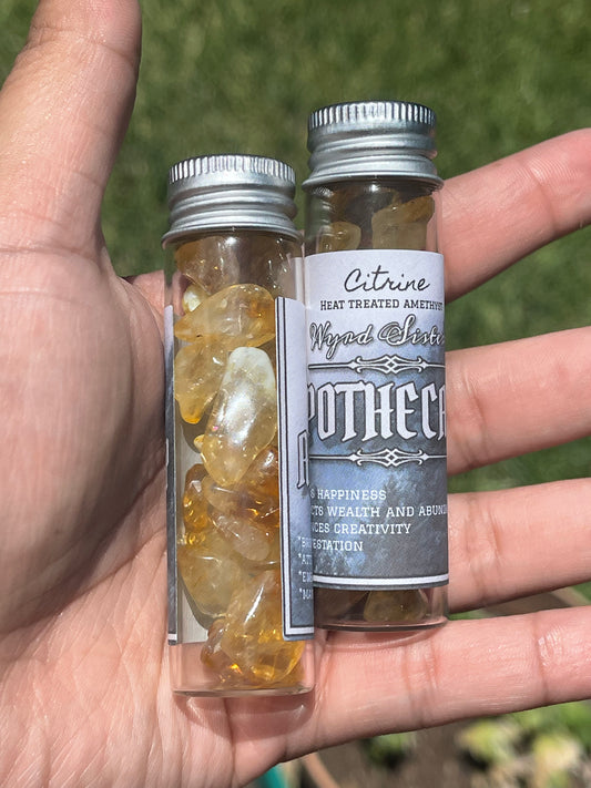 Citrine (Heat Treated Amethyst) Crystal Chips