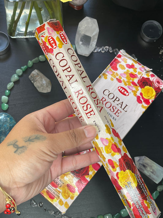Copal Rose HEM Incense Sticks