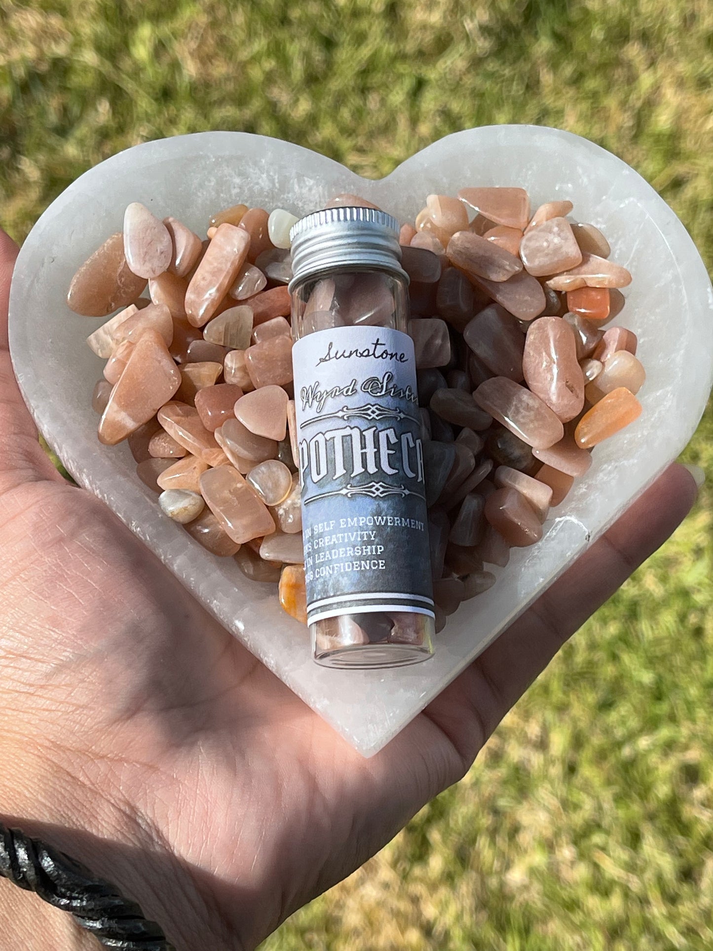 Sunstone Crystal Chips