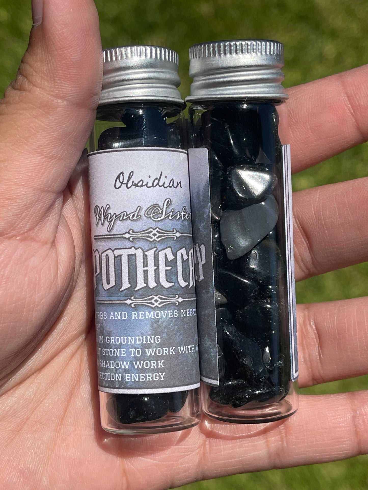 Obsidian Crystal Chips