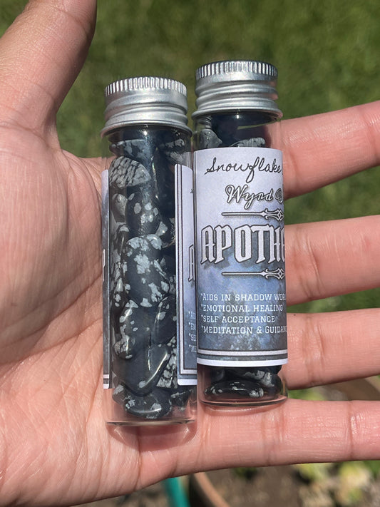 Snowflake Obsidian Crystal Chips