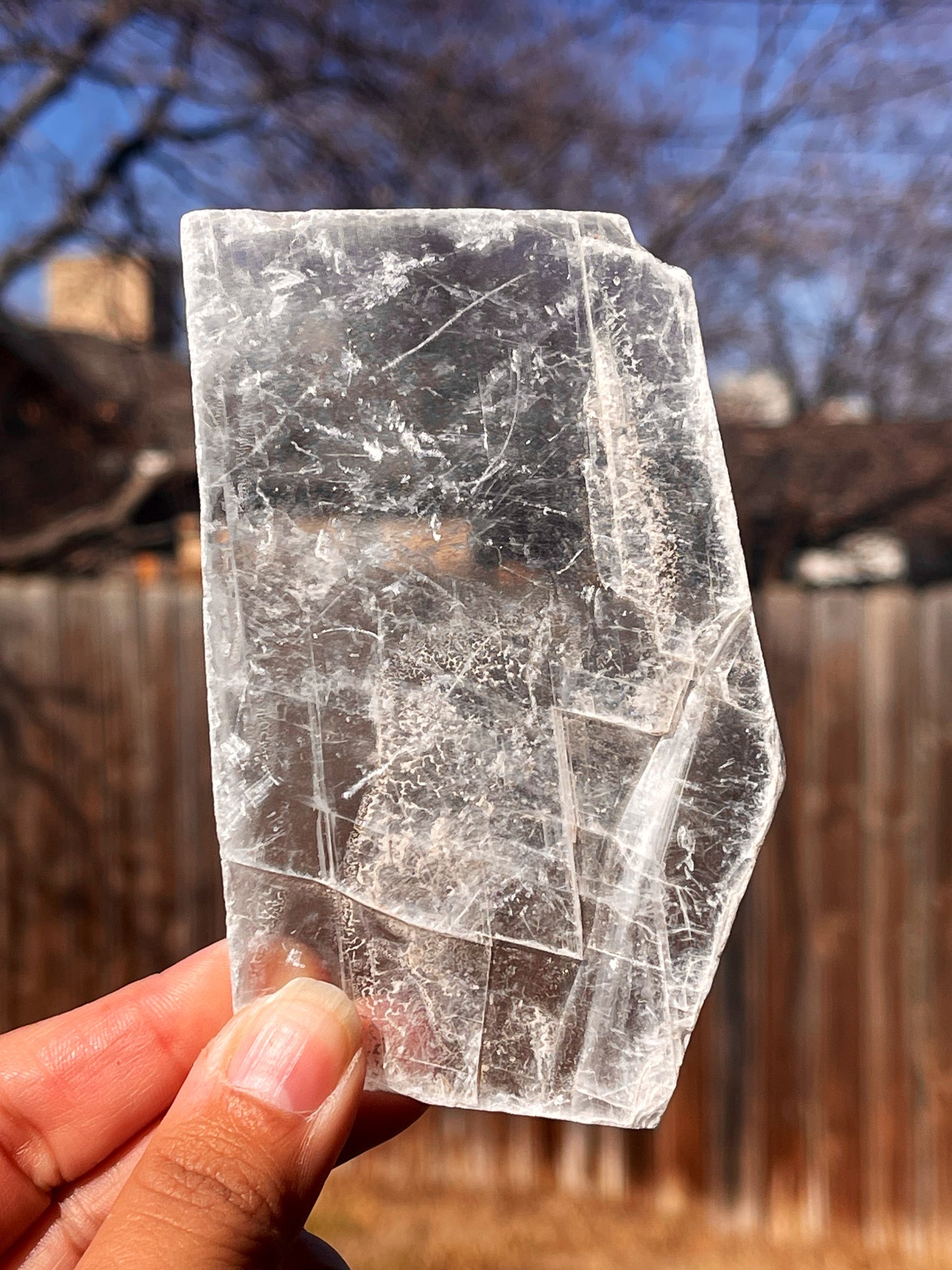 Ice Selenite Slabs