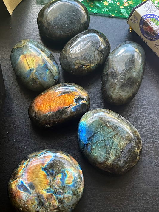 Labradorite Palm Stones