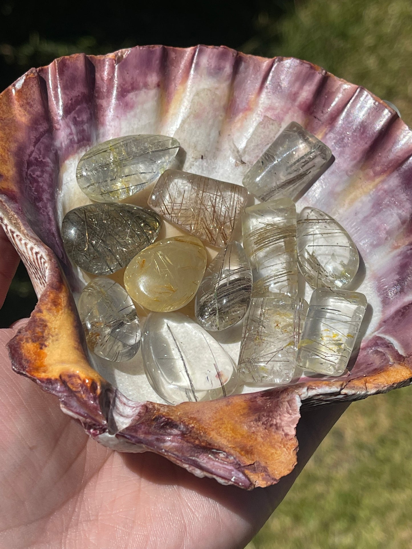 Rutile Quartz Free Forms
