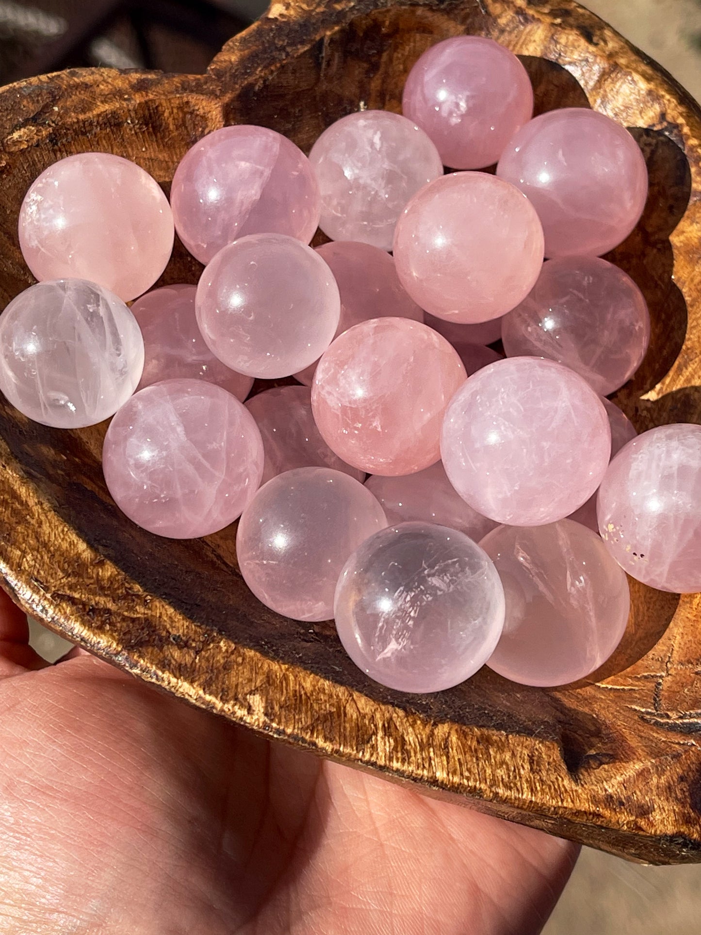 Rose Quartz Mini Spheres