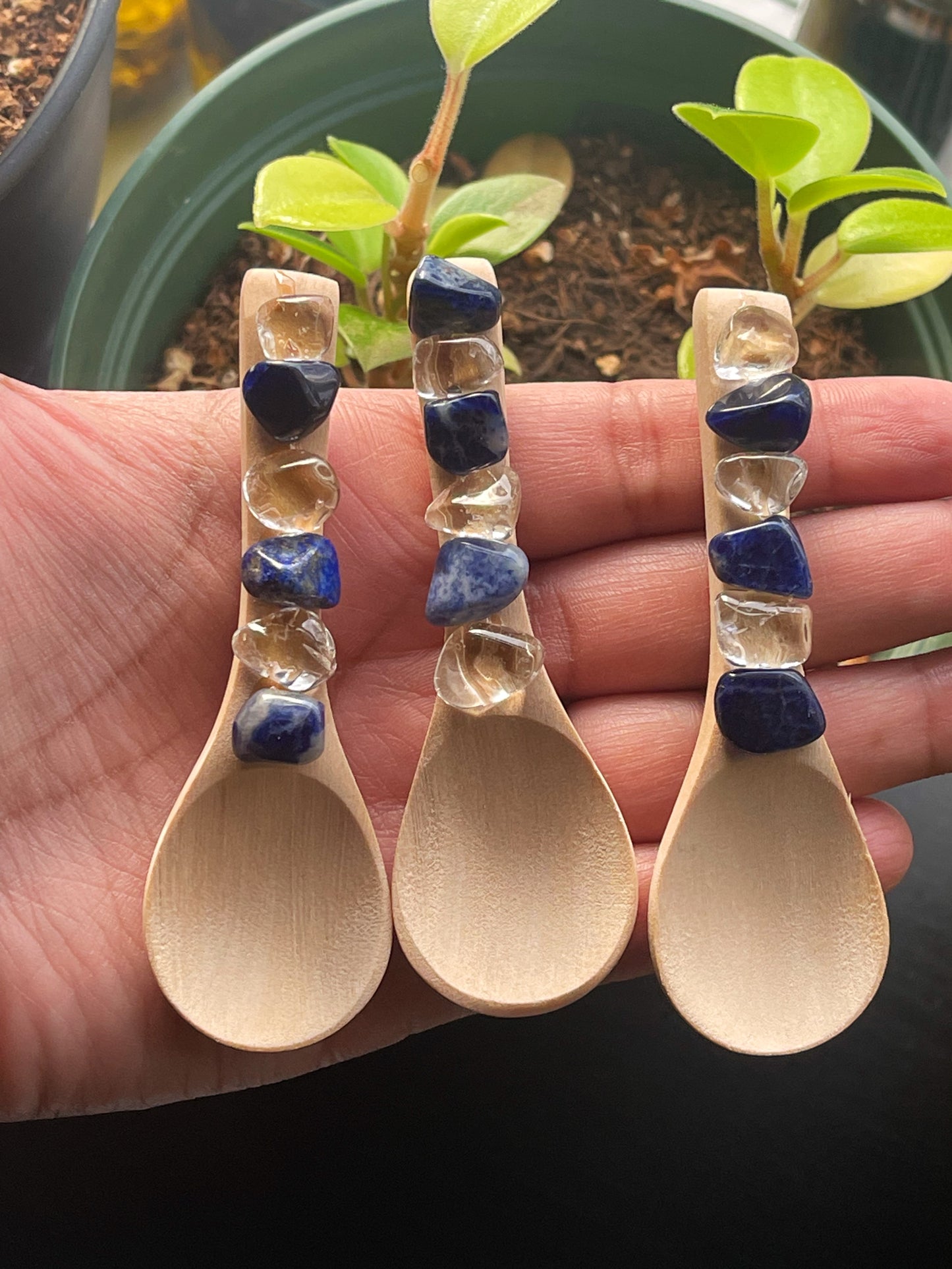 Crystal Tea Spoons