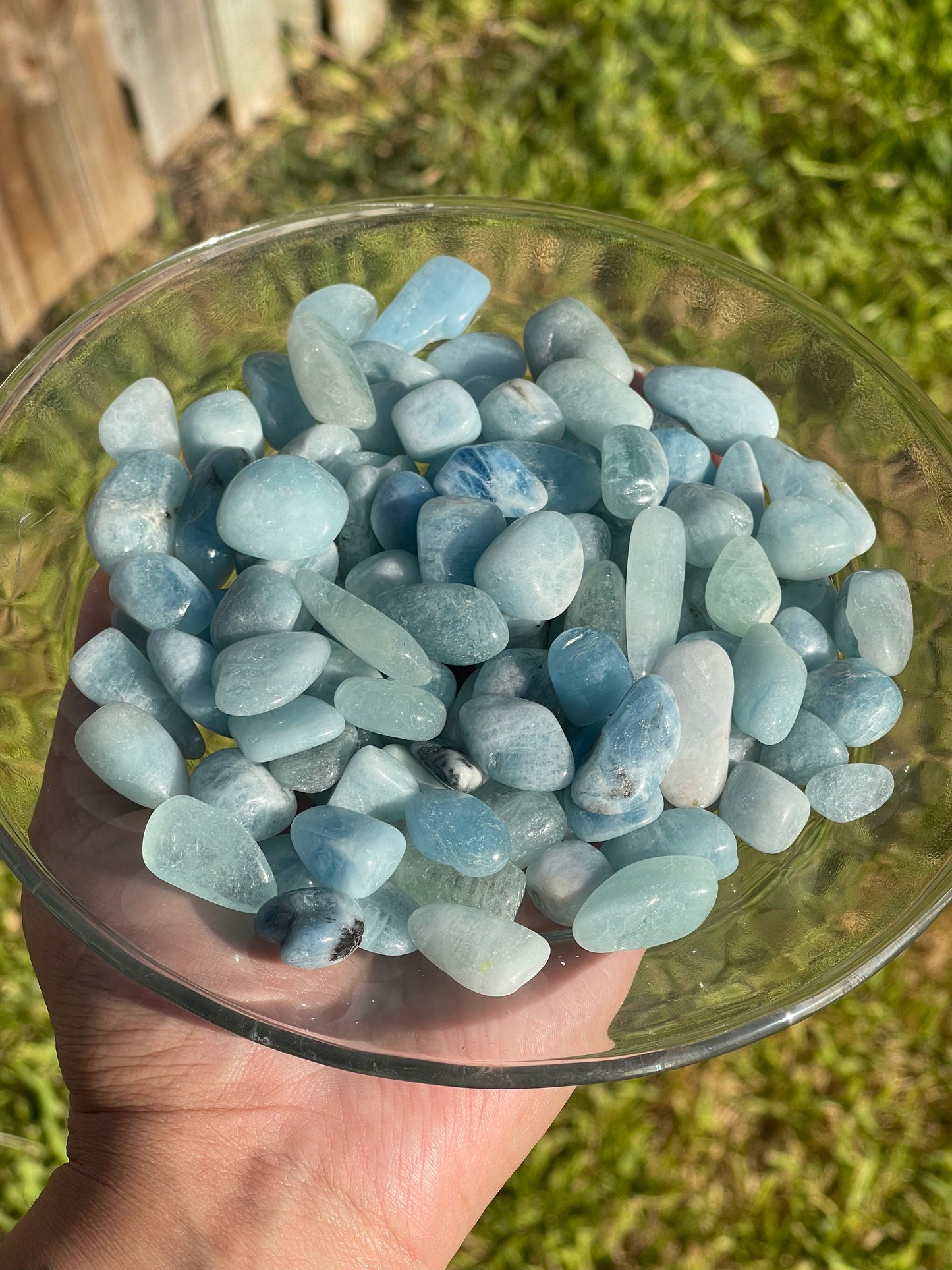 Aquamarine Tumbles 1.5oz