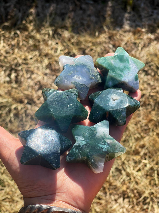 Moss Agate Stars