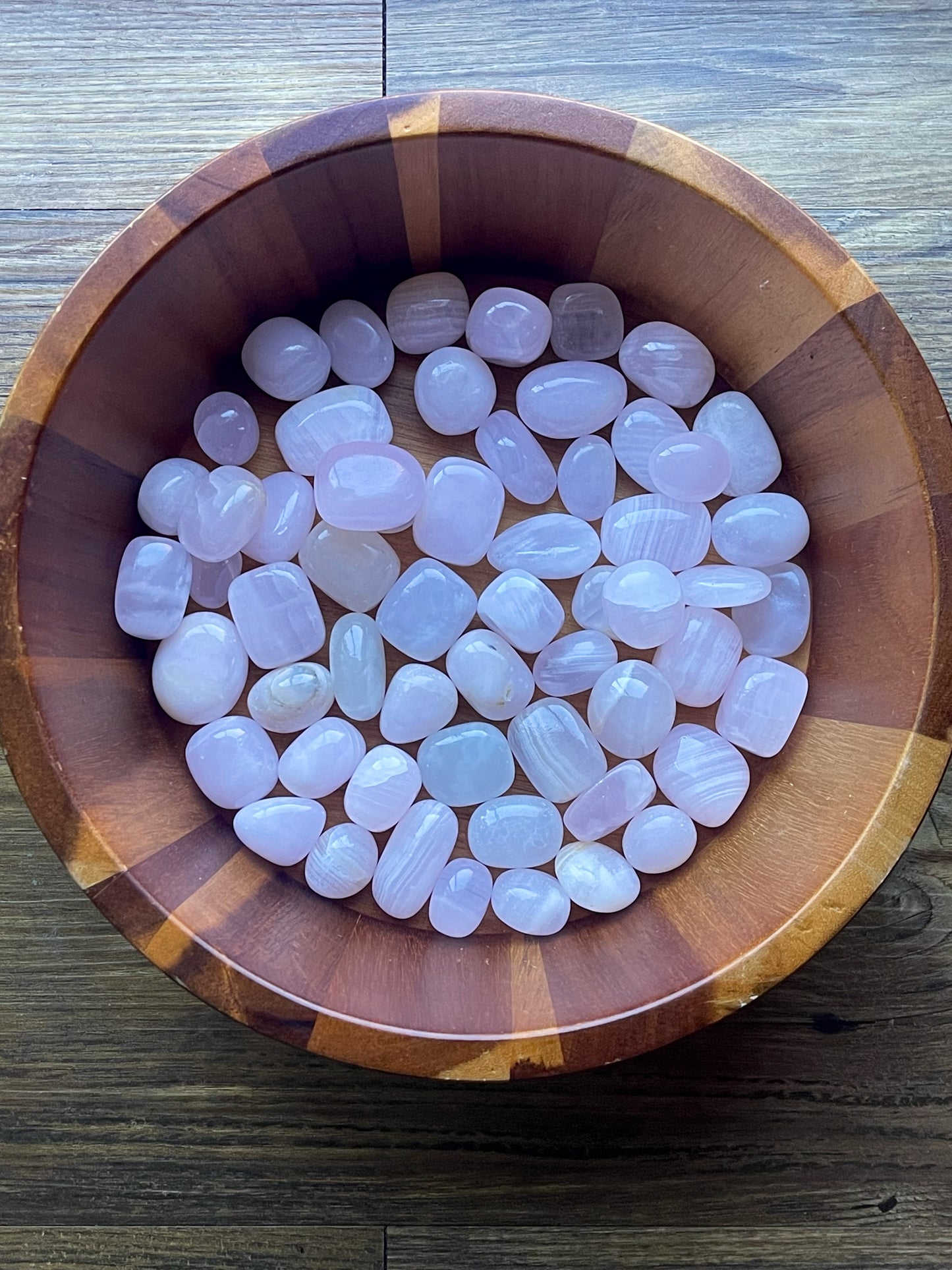 Mango Pink Calcite Tumbles