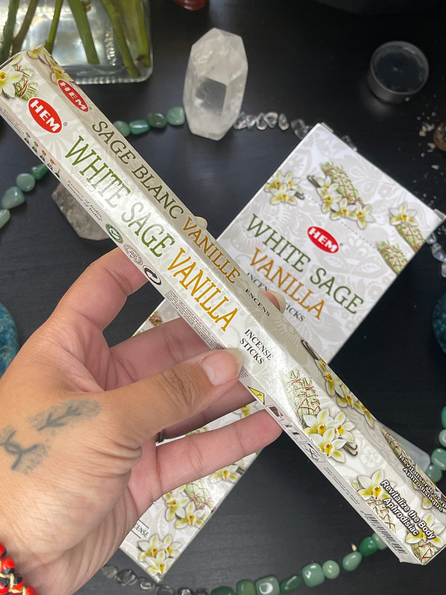 White Sage Vanilla HEM Incense Sticks