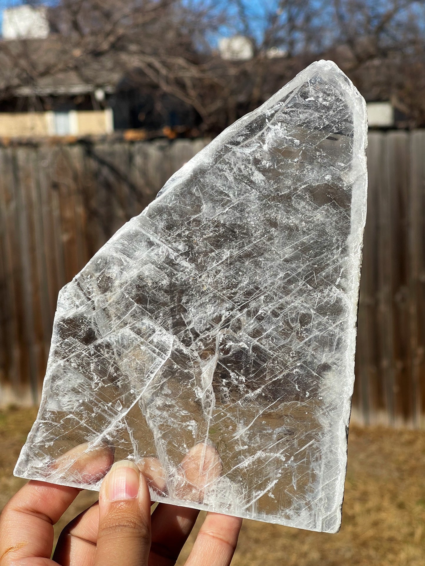 Ice Selenite Slabs