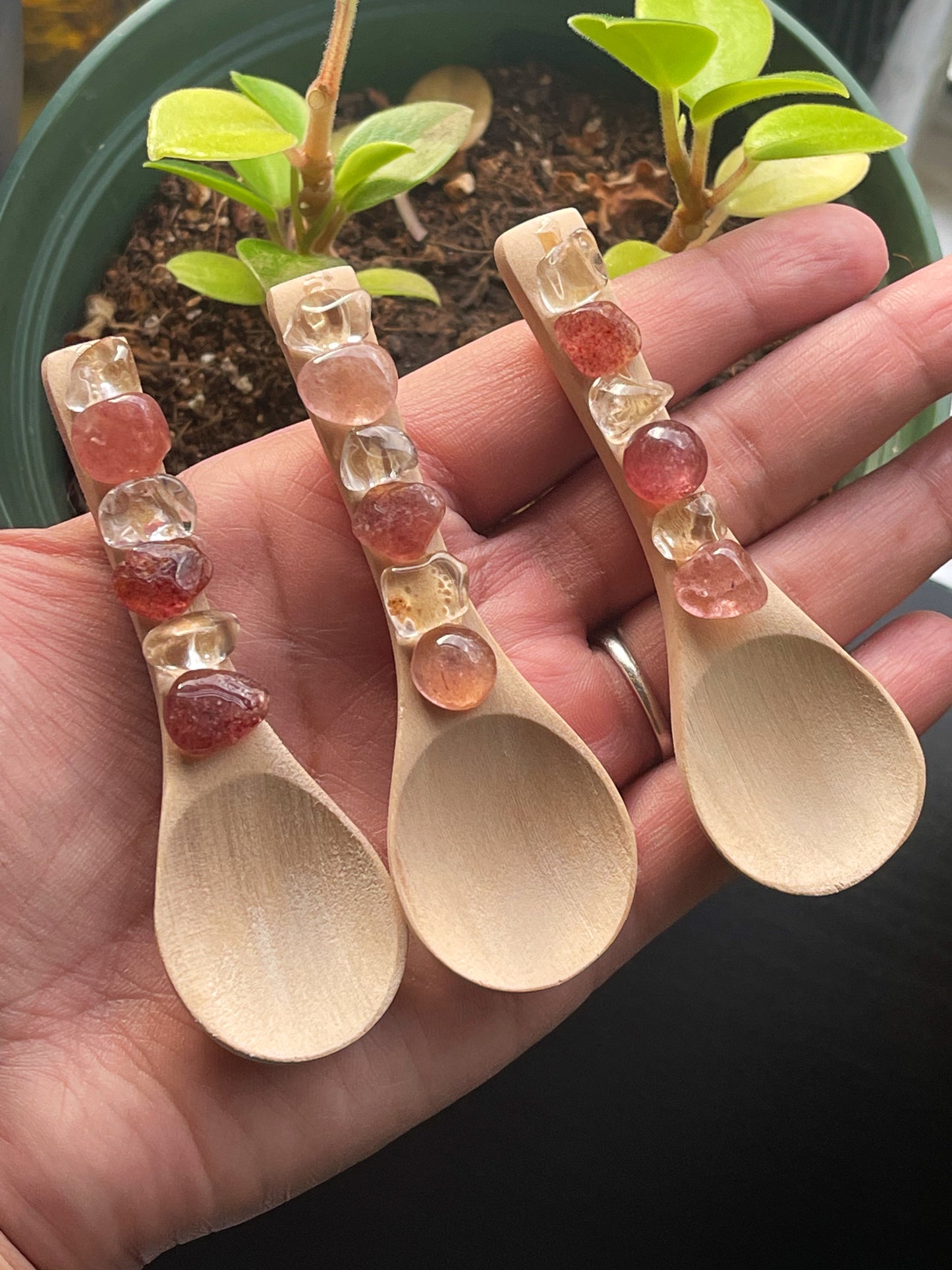 Crystal Tea Spoons