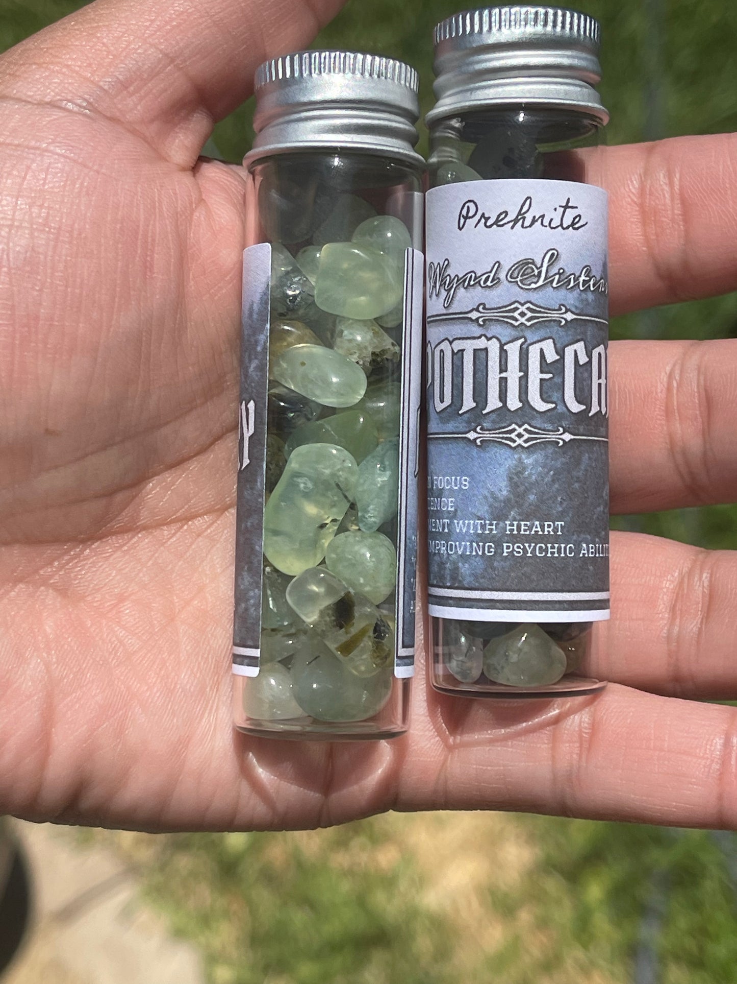 Prehnite Crystal Chips