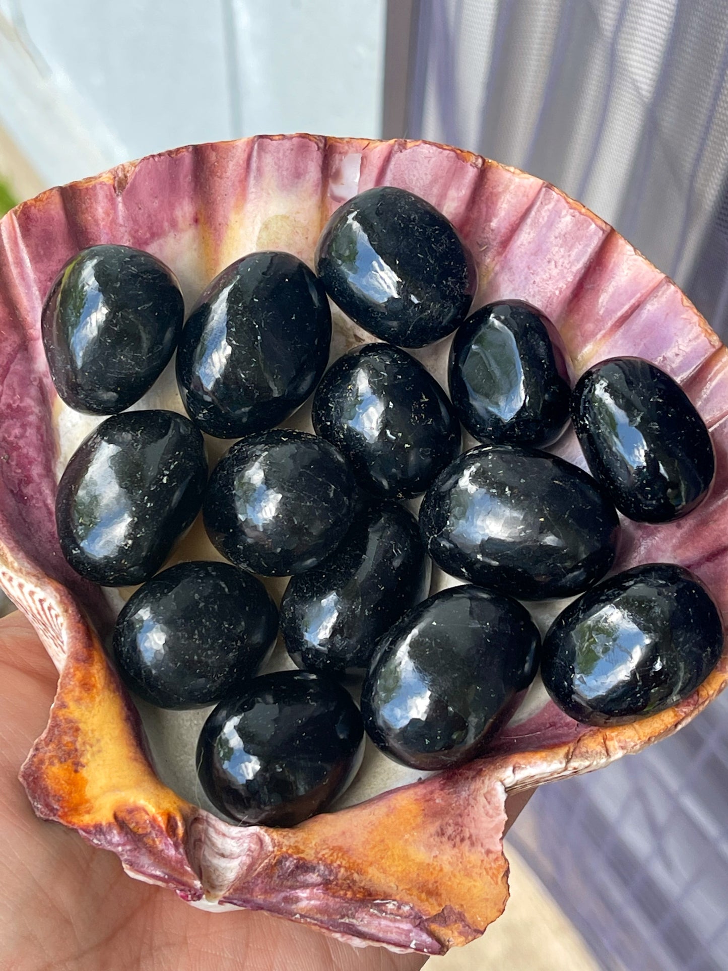 Black Tourmaline Tumbles