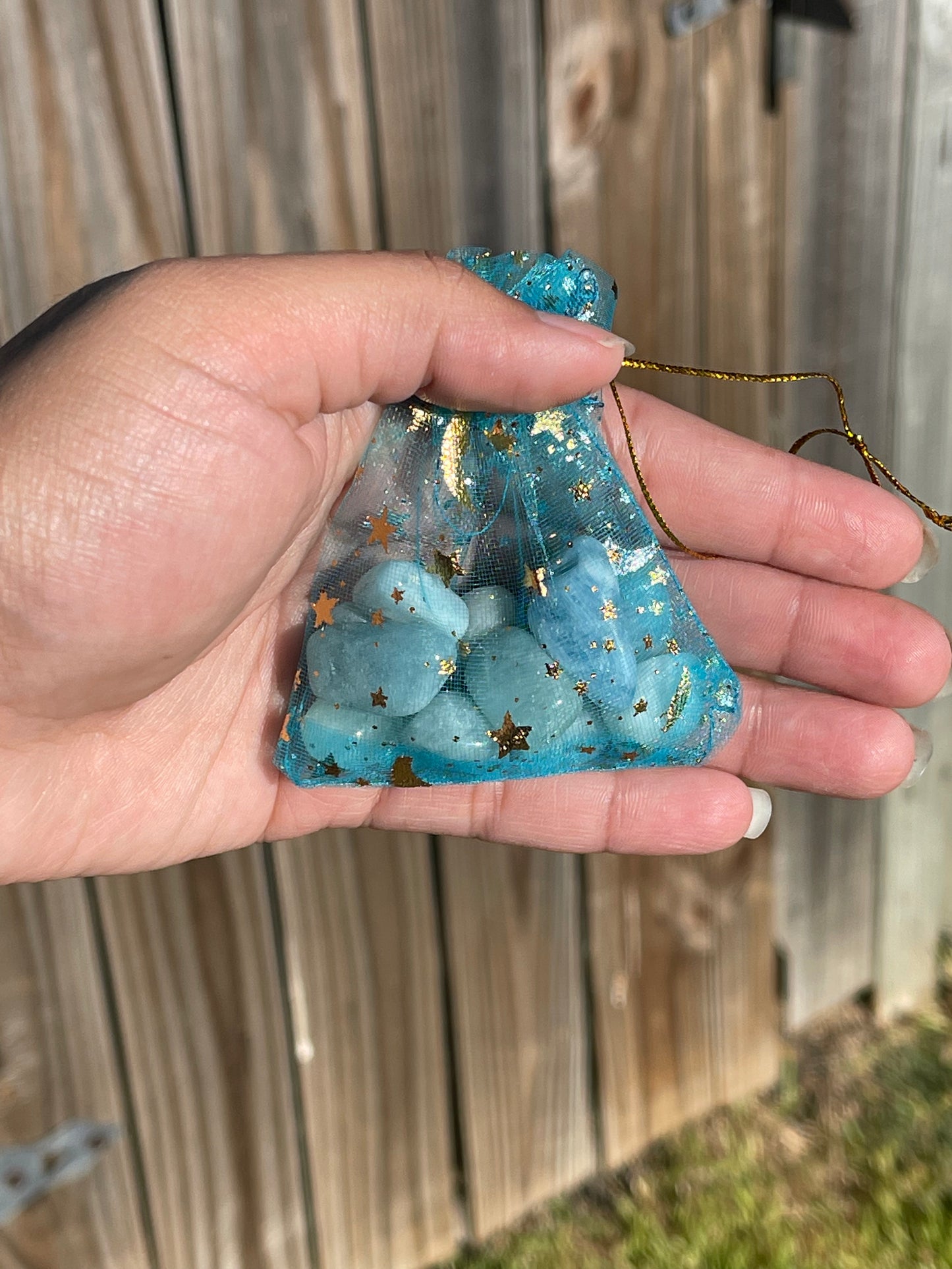 Aquamarine Tumbles 1.5oz
