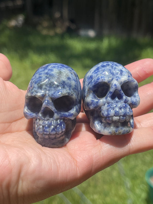 Sodalite Skulls