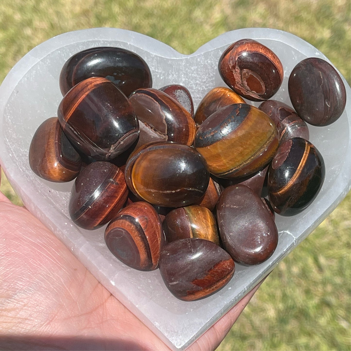 Red Tigers Eye Tumbles