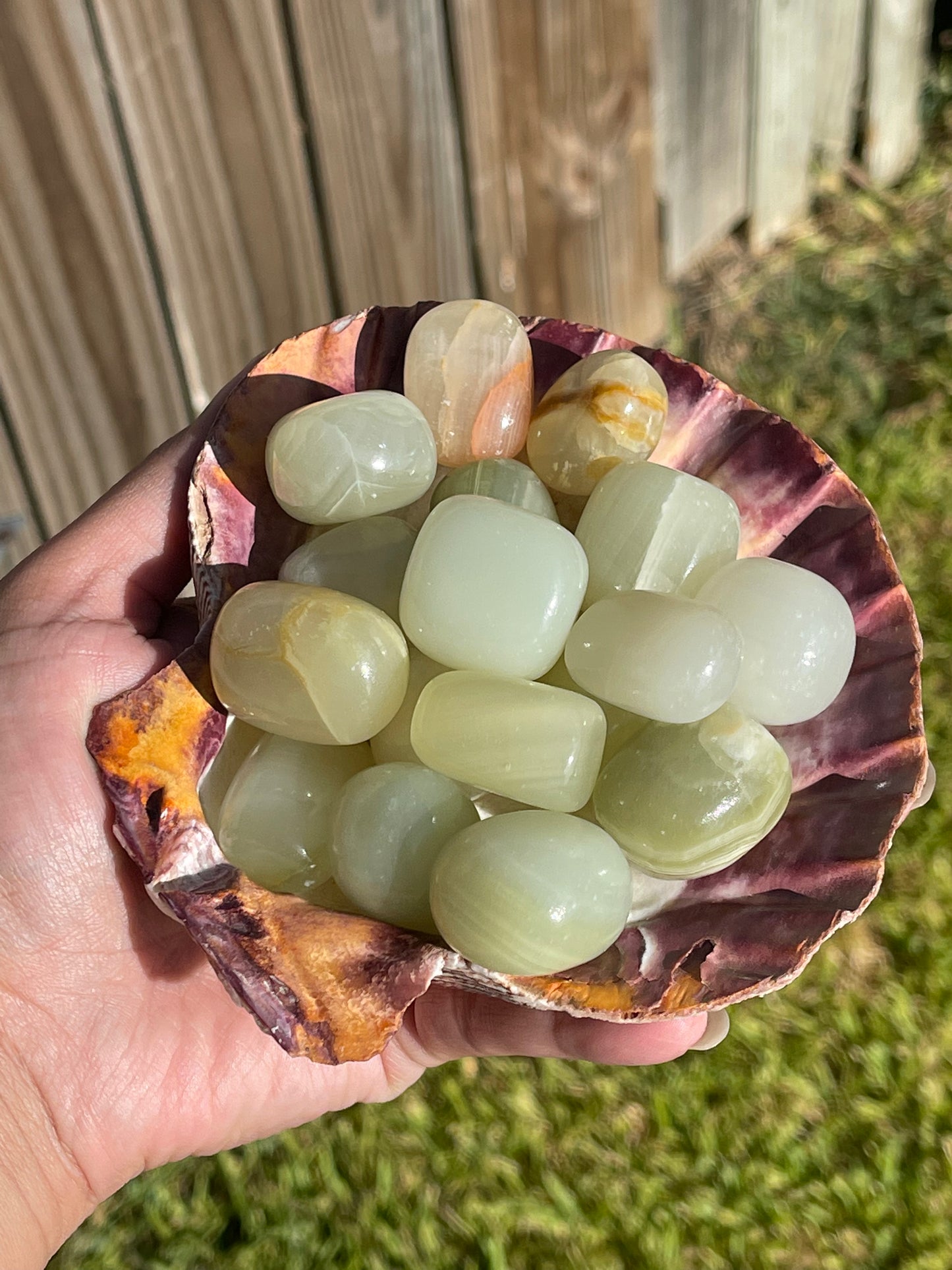 Green Onyx Tumbles