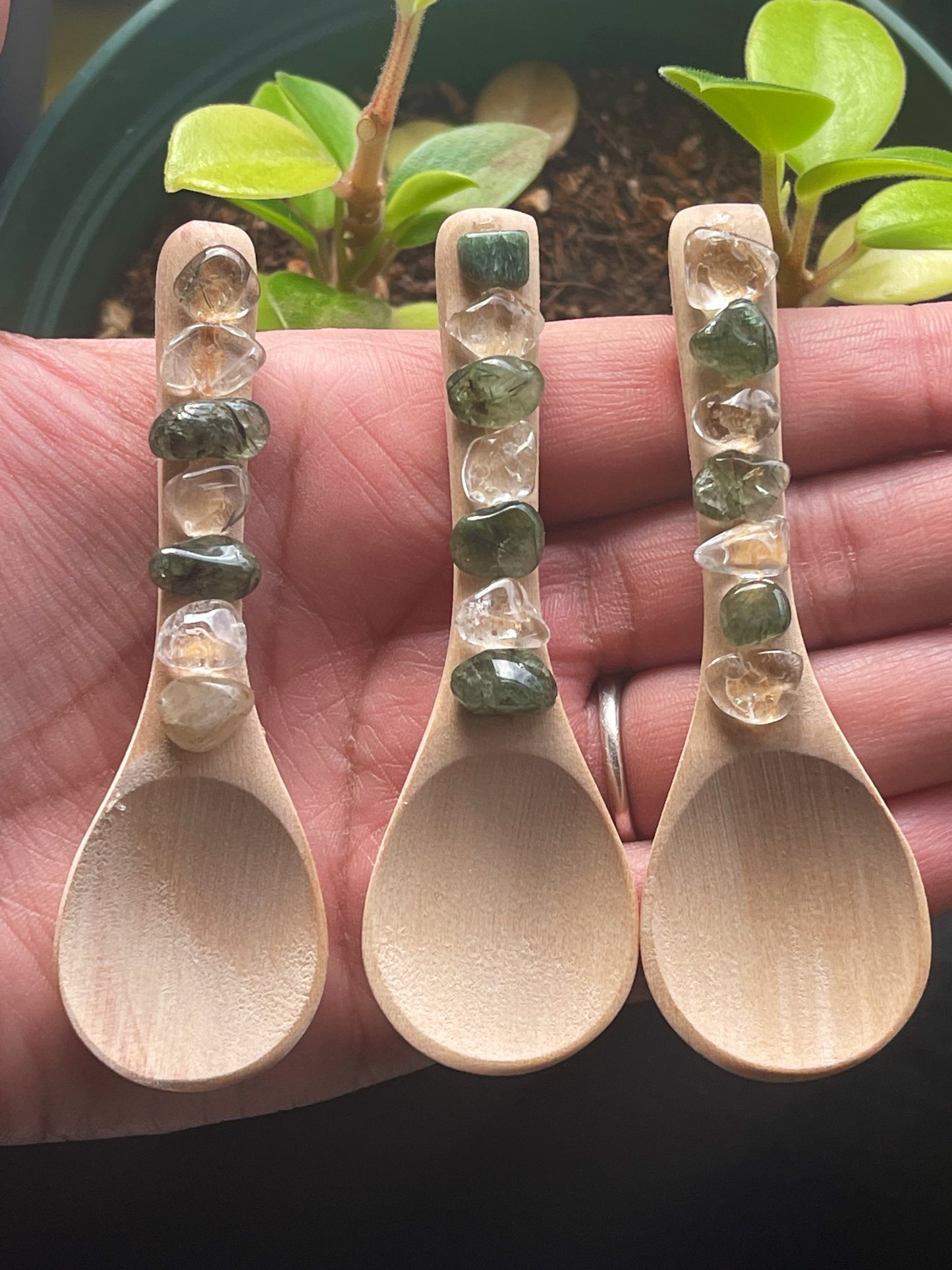 Crystal Tea Spoons