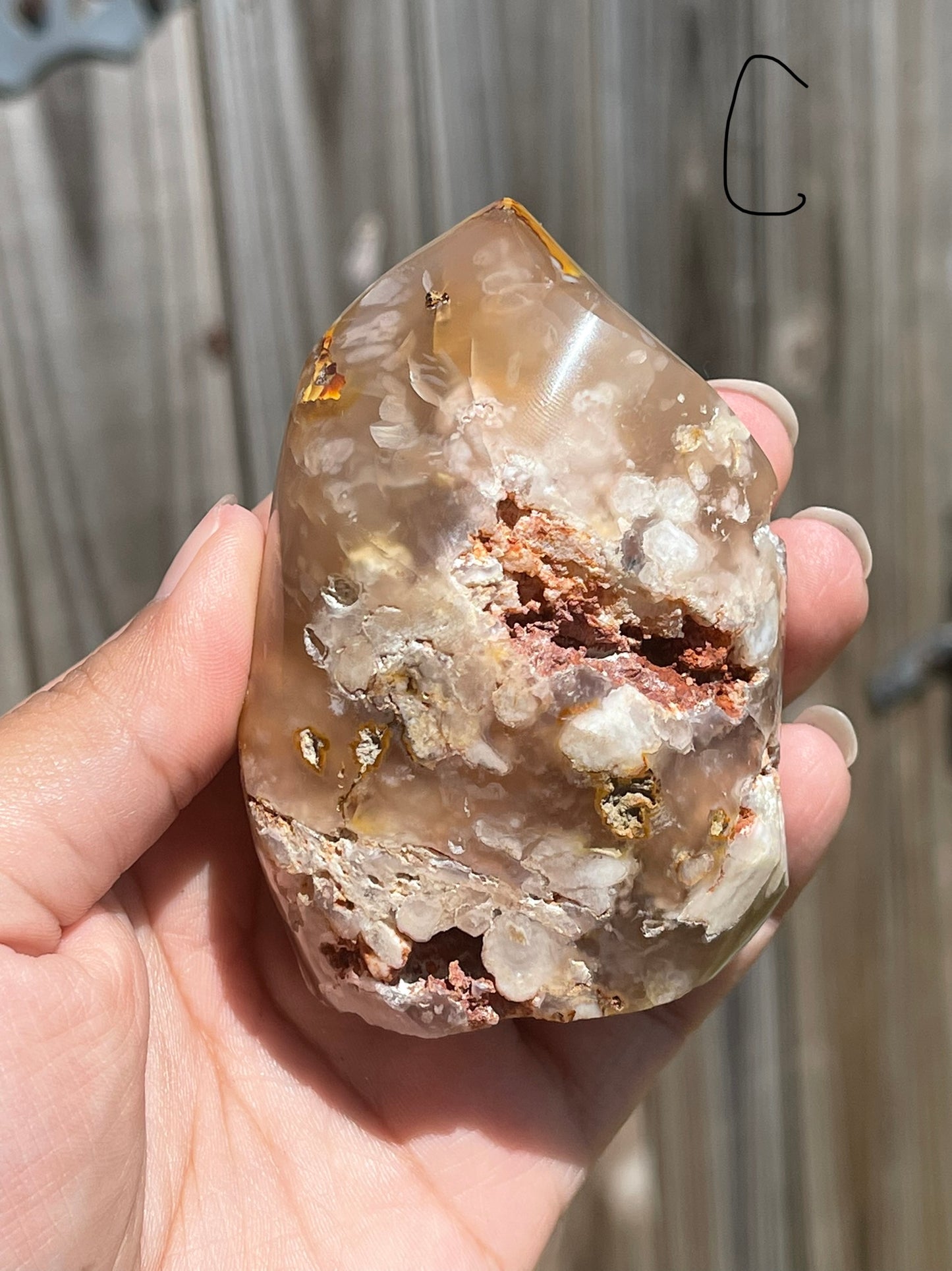 Flower Agate Flames