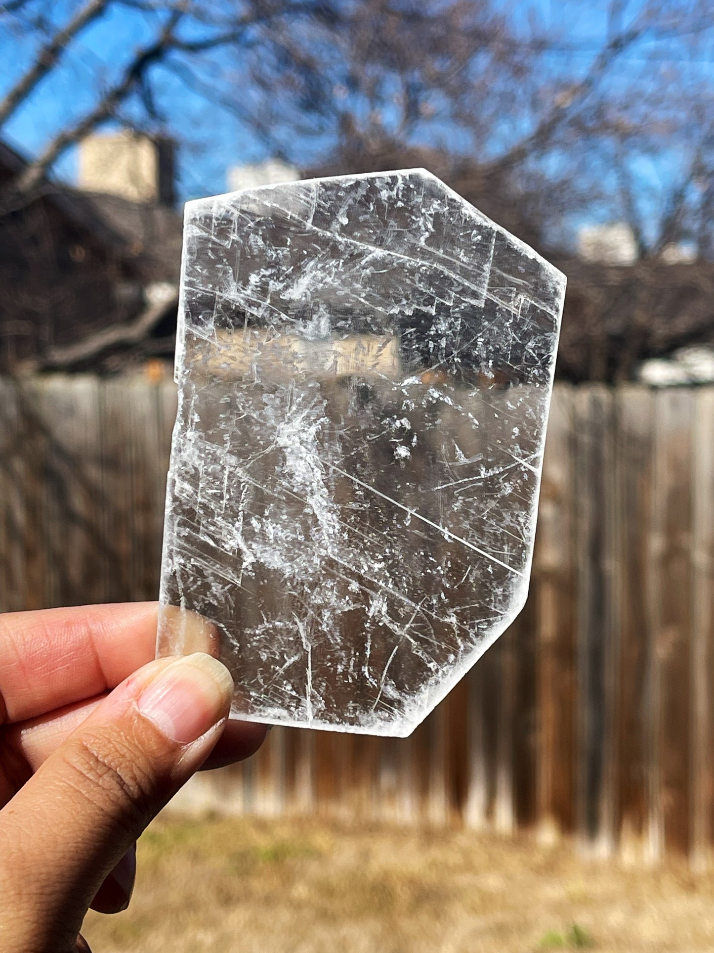 Ice Selenite Slabs