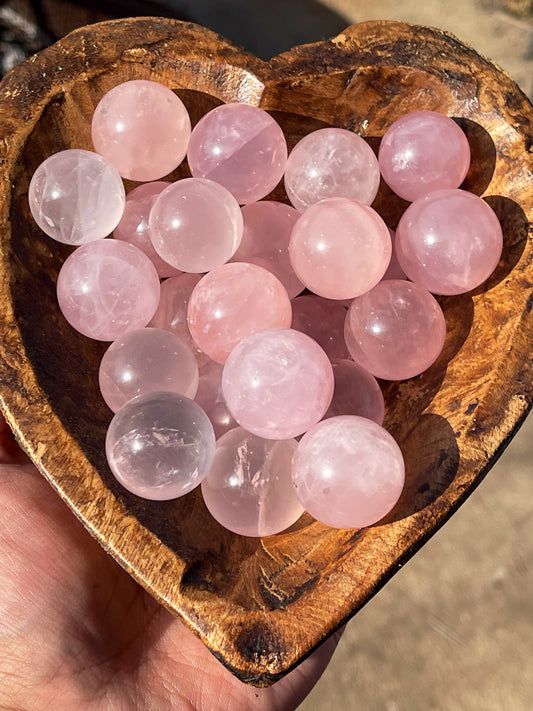 Rose Quartz Mini Spheres