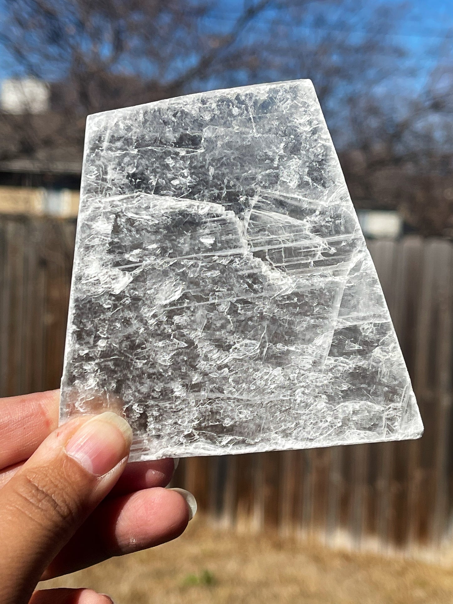 Ice Selenite Slabs