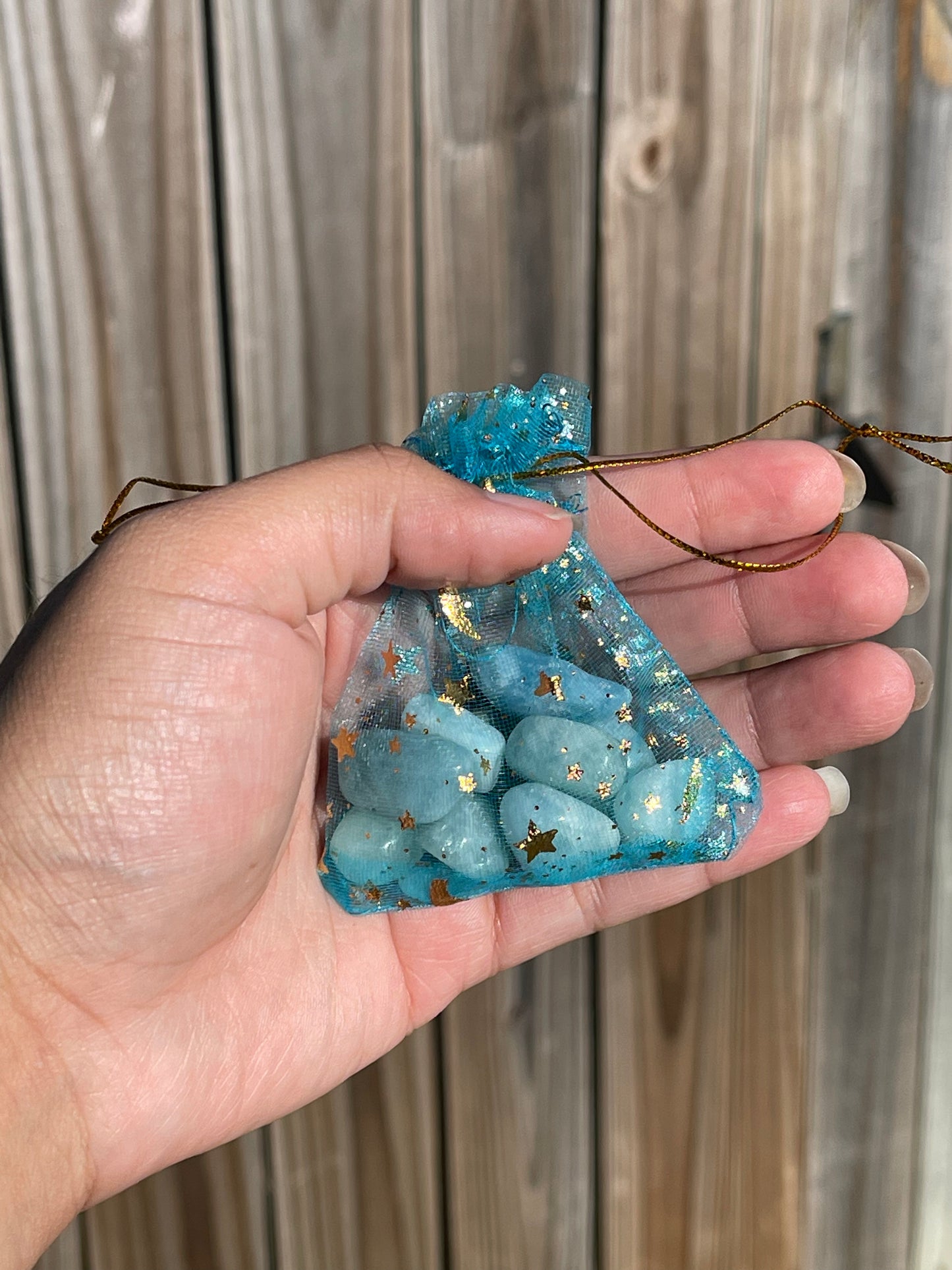 Aquamarine Tumbles 1.5oz