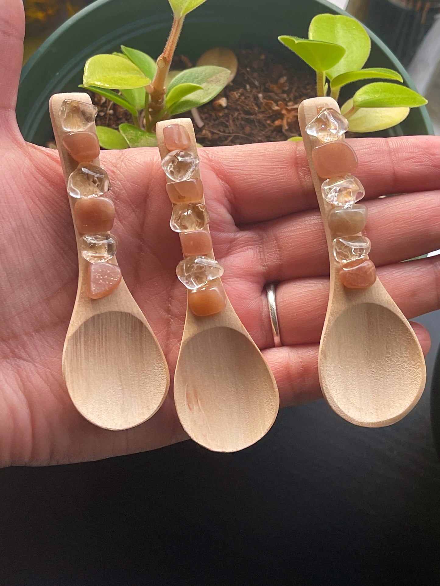 Crystal Tea Spoons