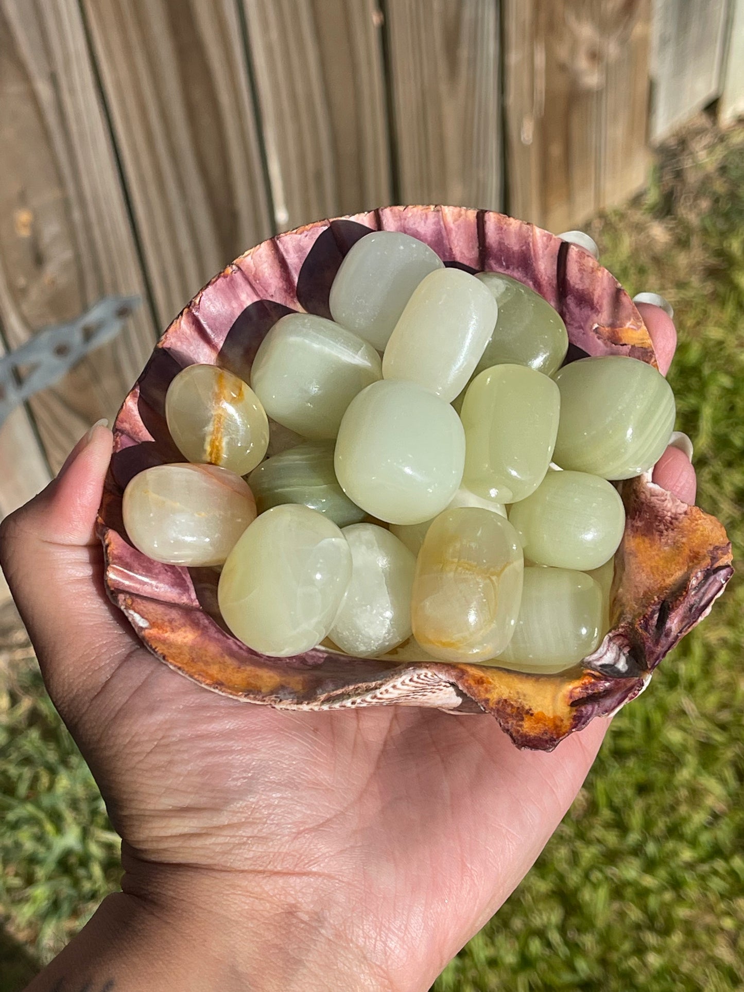 Green Onyx Tumbles