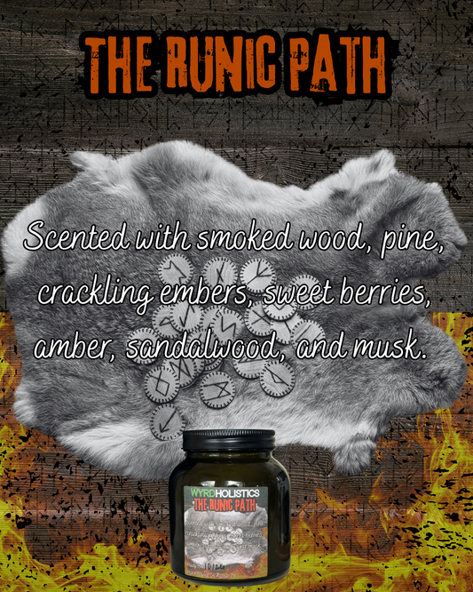 The Runic Path // Hand Poured Soy Wax Candle