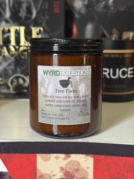 Tree Farm Hand Poured Soy Wax Candle