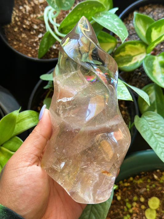 Smokey Quartz Flame