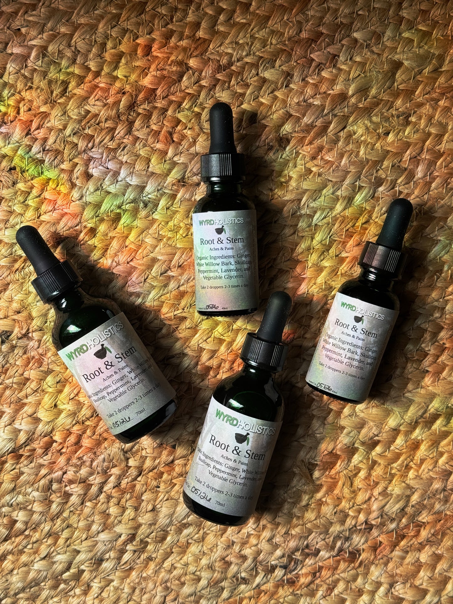 Root & Stem// Aches & Pains Glycerite