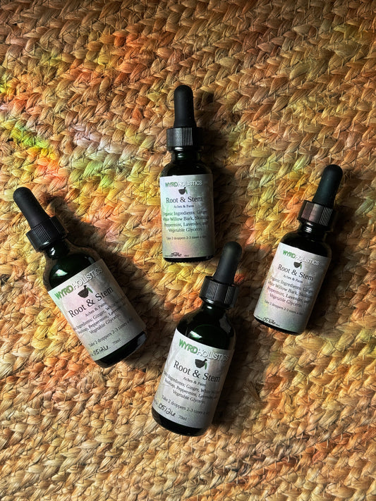 Root & Stem// Aches & Pains Glycerite