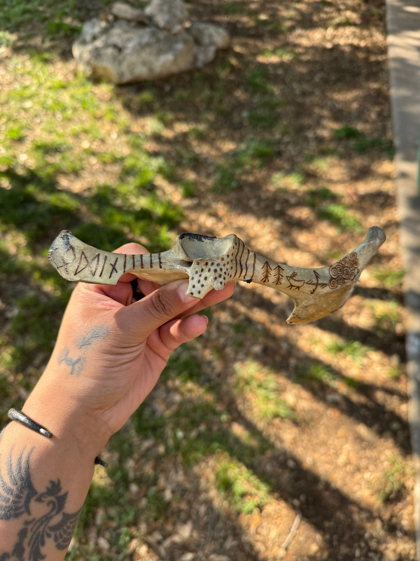 Boar Hip Bone Dedicated To Odin