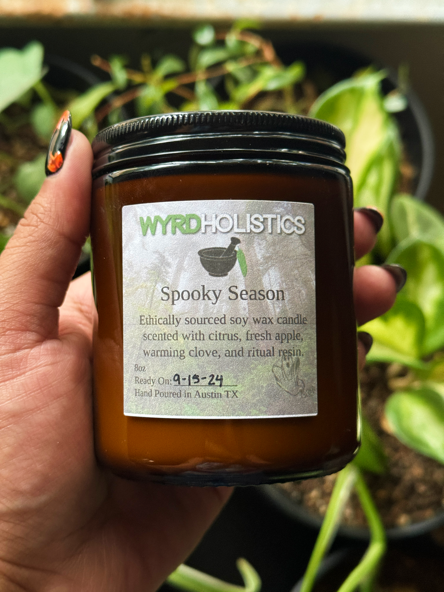 Spooky Season Hand Poured Soy Wax Candle