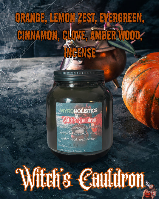 Witch's Cauldron // Hand Poured Soy Wax Candle