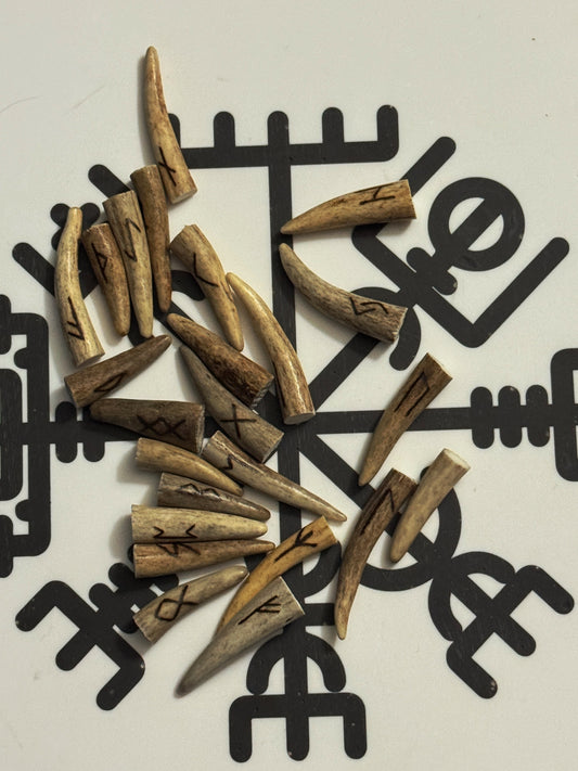 Elder Futhark Rune Set In Jar