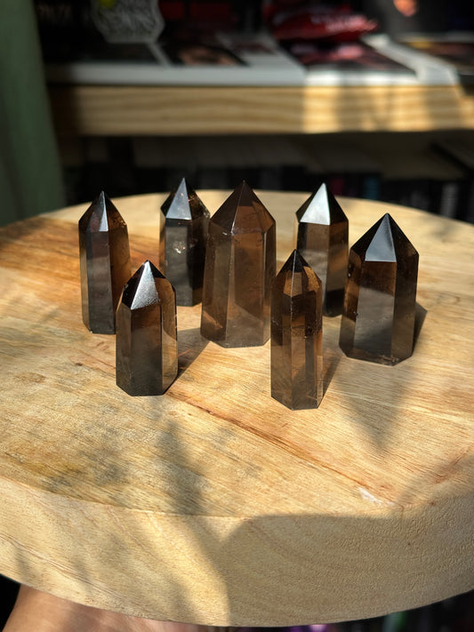 Mini Smokey Quartz Towers