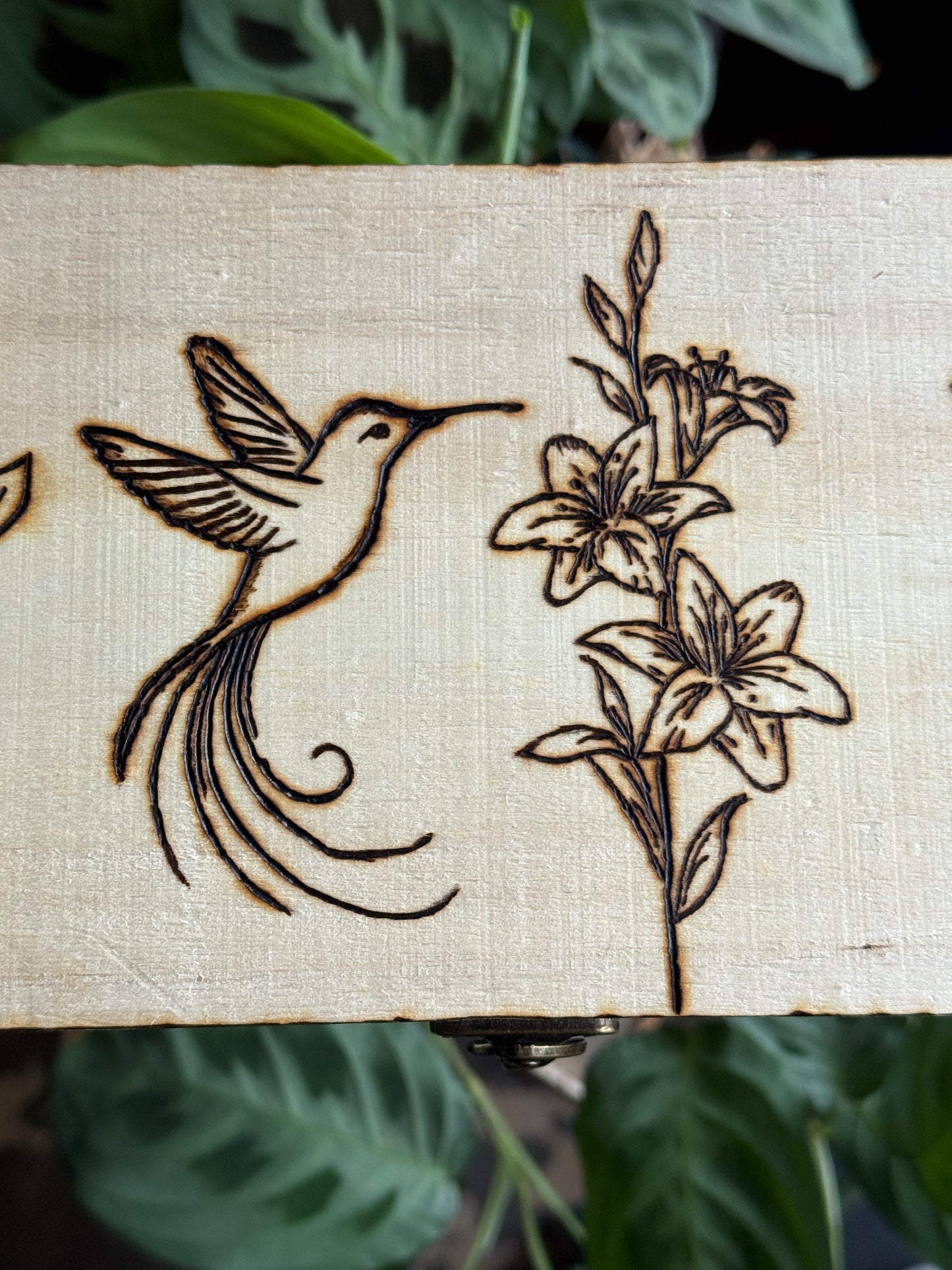 Find The Sweetness In Life Hand Made Hand Burned Box