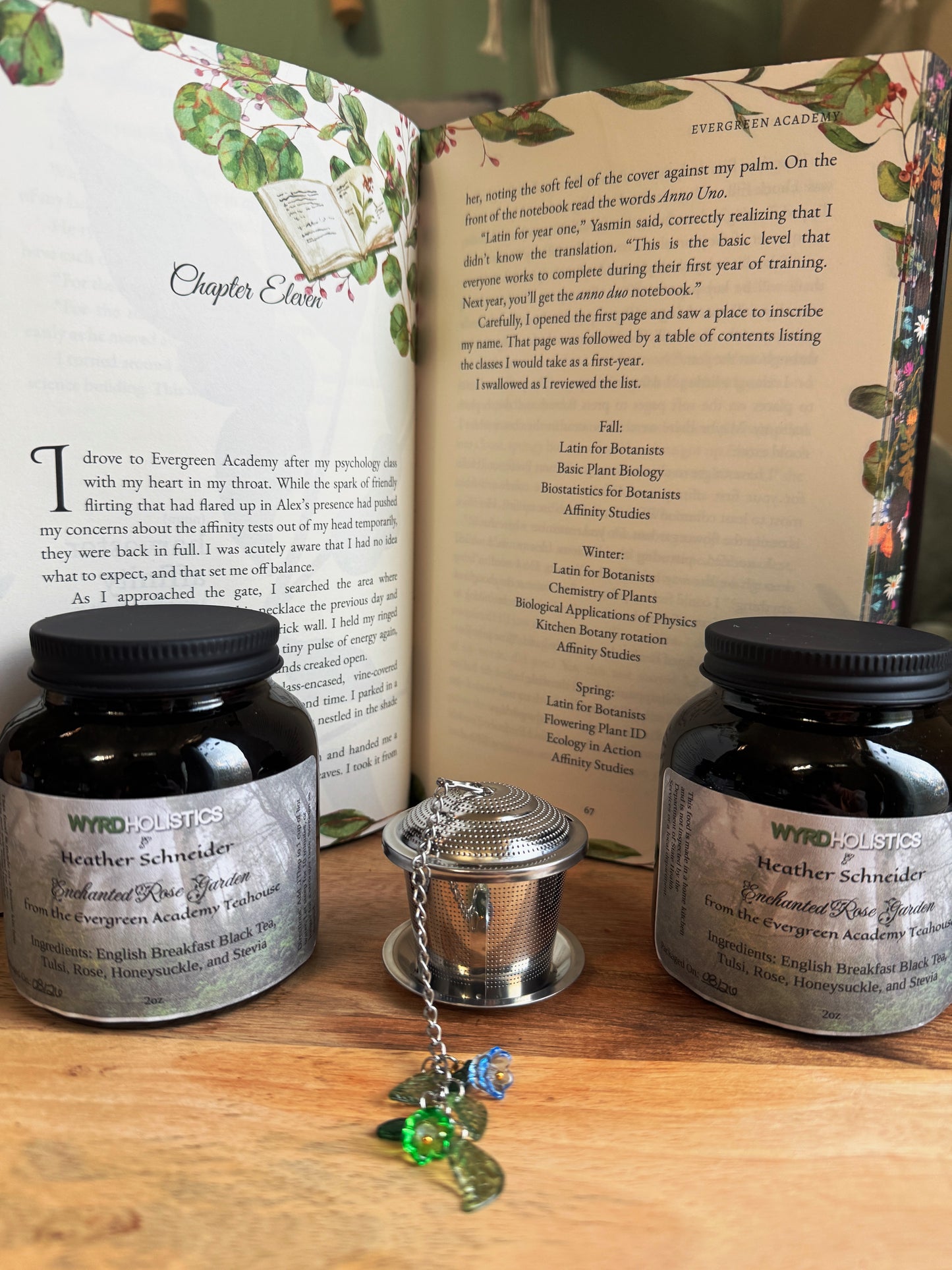 Enchanted Rose Garden // Evergreen Academy Teahouse Collection // Caffeinated