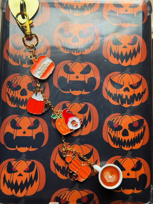 Pumpkin Spice Kindle Charm // Bookish