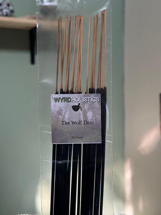 The Wolf Den Hand Dipped Incense Sticks