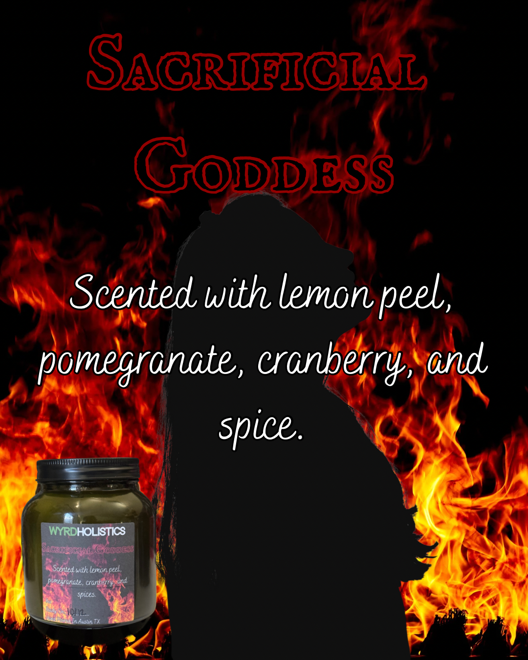 Sacrificial Goddess // Hand Poured Soy Wax Candle