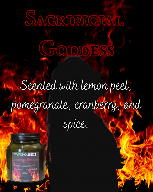 Sacrificial Goddess // Hand Poured Soy Wax Candle