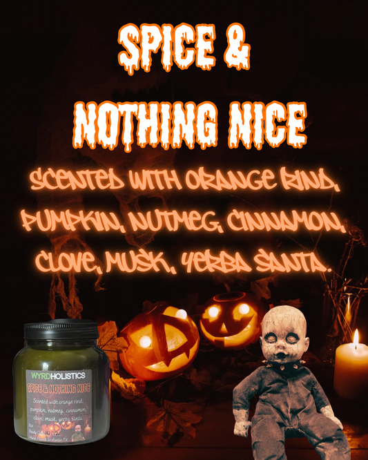 Spice & Nothing Nice // Hand Poured Soy Wax Candle