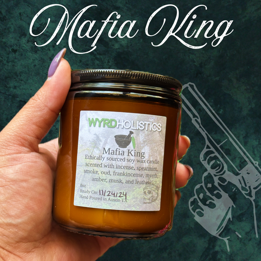 Mafia King Hand Poured Soy Wax Candle