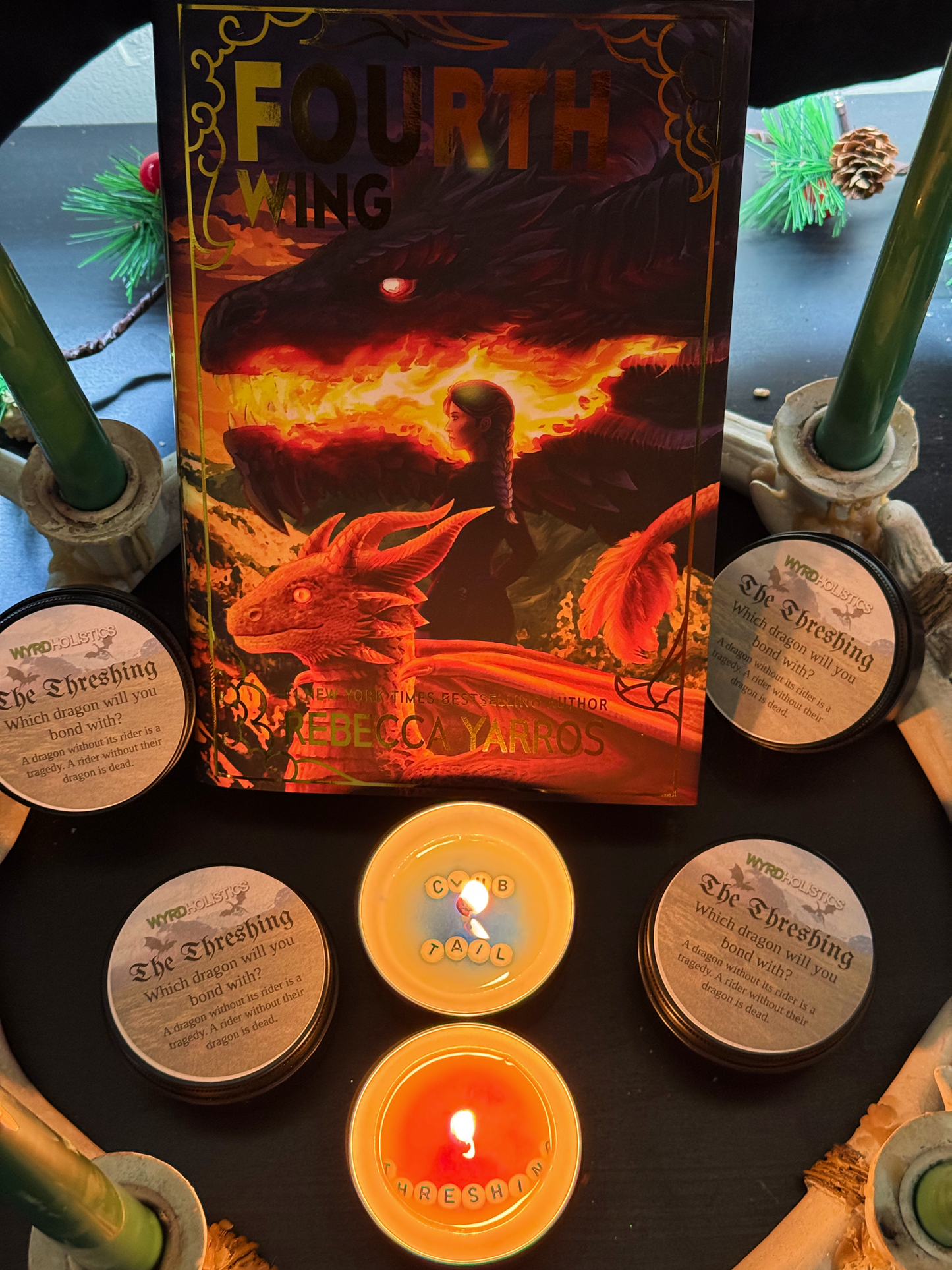 The Threshing 4oz Hand Poured Soy Wax Candle // Bookish Collection